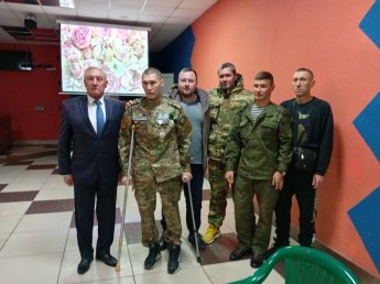 В селе Хохол чествовали участников СВО