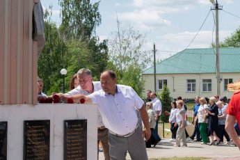 Хохольцы почтили память погибших в годы Великой Отечественной войны