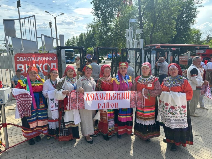Хохольцы приняли участие в в VIII Губернском фестивале "Воронеж фольклорный"